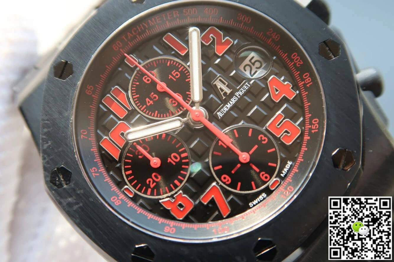 Audemars Piguet Royal Oak Offshore 26186SN.OO.D101CR.01 JF Factory 1:1 Best Edition Replica Watch Black Strap